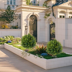 Cây Bách nhân tạo cây cảnh ngoài trời màu xanh lá cây giả cây tuyết tùng bụi cây UV kháng giả cây bụi nhà máy cho trước hiên trang trí nội thất - Product Image 4