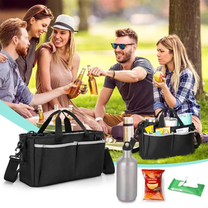 Biểu Tượng Tùy Chỉnh Đóng Mở Không Thấm Nước Lớn Crossbody Cốc Nước Lưu Trữ Túi Gấp Xách Tay Độn Nước Chai Tàu Sân Bay Tote Túi - Product Image 6