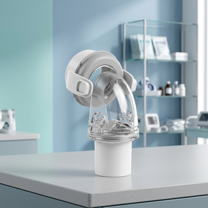 ข้อต่อข้อศอก CPAP สำหรับหน้ากาก F20 F30 พลาสติกใส เสียงเบา ใช้แทนอุปกรณ์ป้อนลม ใช้ในอุตสาหกรรม งานหล่อ - Product Image 3