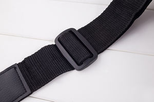 สายกีตาร์ไนล่อนสีดำแบบกำหนดเอง140ซม. ยาว OEM อุ<span class=keywords><strong>ป</strong></span>กรณ์กีตาร์เข็มขัดอะคูสติกไฟฟ้ากระเ<span class=keywords><strong>ป</strong></span>๋าถือหนังสายกีตาร์ - Product Image 5