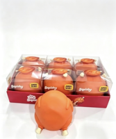 Jouet Squishy géant en forme de renne et de nœud papillon, ultra doux, anti-stress, vente en gros, idéal pour Noël