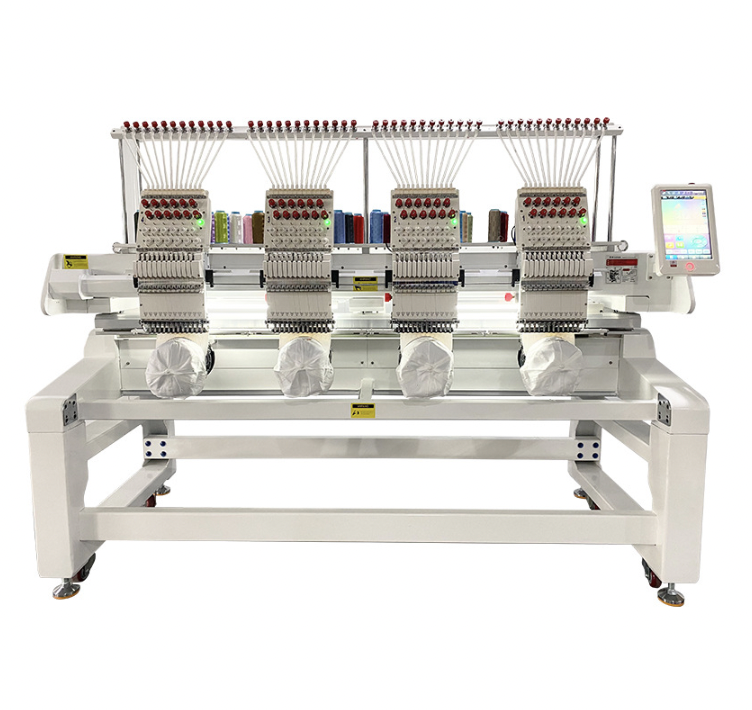 Four Heads Embroidery Machine Automatic Cloth
