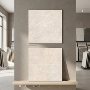 Azulejos de Porcelana Pulida Vistaar Marmo Pulpis Bianco 1200x1200mm Classic Calacatta para Pared y Suelo - Product Image 3