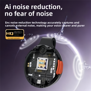 Microfono Wireless Omnidirezionale J33 con Custodia di Ricarica, Riduzione del Rumore AI per Streaming Live, Registrazione Audio e Interviste - Product Image 4