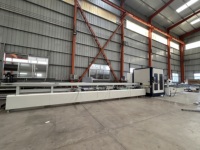 Centro de Corte, Perforación y Fresado CNC para Perfiles de Aluminio, Sierra de Diamante de 500 mm y 45 Grados para Máquina de Corte CNC de Aluminio