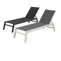 En plein air en aluminium soleil transat