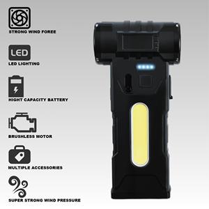 Souffleur d'air sans fil et aspirateur 130000 tr/min, souffleur rechargeable avec LED, embouts multiples pour voiture, PC et maison - Product Image 1