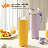 Licuadora Portátil Inalámbrica WLS-1104, Licuadora Personal de 900 ml para Café Helado, Jugos y Batidos para el Hogar