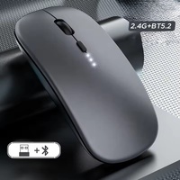 Signal d'alimentation rechargeable 2.4G double Mode souris de jeu OEM USB ordinateur rvb LED optique alimenté par batterie pour ordinateur portable