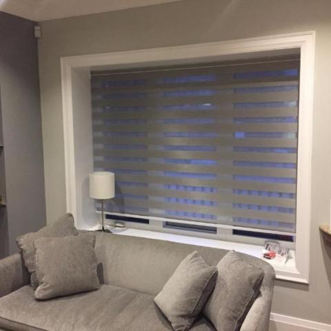 Индивидуальные сервисный Офис 100% полиэстер Зебра жалюзи