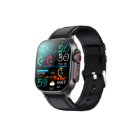 Reloj Inteligente 4G LTE con Llamadas Independientes, ECG, Detección de Caídas para Personas Mayores, Frecuencia Cardíaca, HRV, Ácido Úrico, Lípidos en Sangre, Monitor de Salud F500