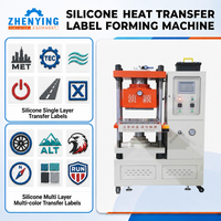 Máquina de prensado de alta velocidad para moldeo de etiquetas de silicona para transferencia de calor y vulcanización de logotipos de marcas textiles
