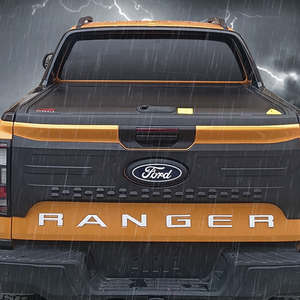 Couvercle manuel en aluminium de tonneau de camion Couvercle de rouleau de lit de ramassage automatique électrique Ford Ranger Verrouillage antivol étanche - Product Image 4