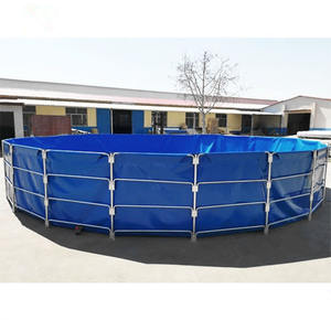 Cina fornitori all'ingrosso grande rotondo in Pvc telone acquacoltura Biofloc Tilapia RAS acquario allevamento - Product Image 1