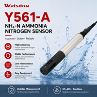 Capteur d'azote ammoniacal Y561-A avec résolution de 0-1000 mg/L, précision de 0,01 mg/L, IP68, RS485 MODBUS, moniteur en ligne pour le traitement des eaux usées