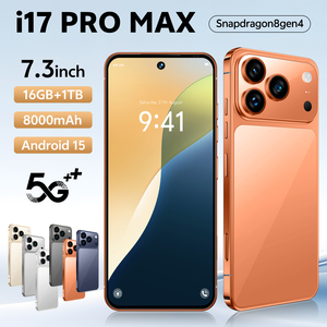Teléfono Inteligente I17 Pro <span class=keywords><strong>de</strong></span> <span class=keywords><strong>Gama</strong></span> <span class=keywords><strong>Alta</strong></span>, 5G Android, 16GB+1TB, Batería <span class=keywords><strong>de</strong></span> 8000mAh, Pantalla Grande <span class=keywords><strong>de</strong></span> 7.3 Pulgadas y 120Hz, Teléfono Económico con Envío Gratuito - Product Image 2