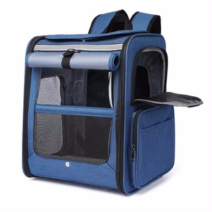 Borsa da trasporto per animali domestici traspirante ed espandibile per cuccioli e gatti, zaino per animali domestici - Product Image 1