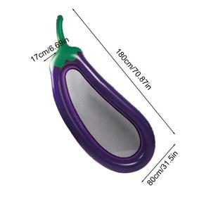 Flotteur gonflable d'été en PVC pour piscine Matelas en forme d'aubergine <span class=keywords><strong>Cercle</strong></span> de natation pour adulte - Product Image 4