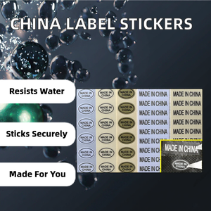 楕円形と長方形の防水紙粘着ステッカー、FBA配送ラベル用、中国製-CLOVER <span class=keywords><strong>LABEL</strong></span> - Product Image 2