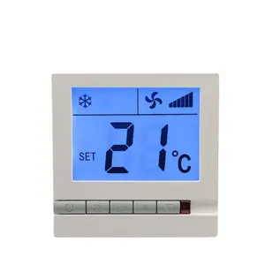 2022 Modbus-Thermostat für Gebläsekonvektor-WLAN-Thermostat Fußboden heizung Digitale Tasten Temperatur regler der Klimaanlage