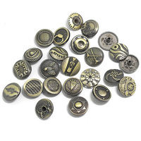 Aksesoris dan Rivet 17Mm Terlaris, Kancing Jepret Jeans Logam Custom Logo