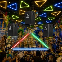 Système de levage de lumière cinétique triangulaire DMX512 avec treuil motorisé pour éclairage de scène pour discothèque DJ