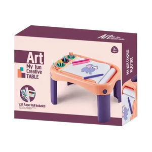 Nueva llegada chico educación mesa de aprendizaje creativo DIY graffiti arte tablero de dibujo Mesa juguete conjunto - Product Image 2