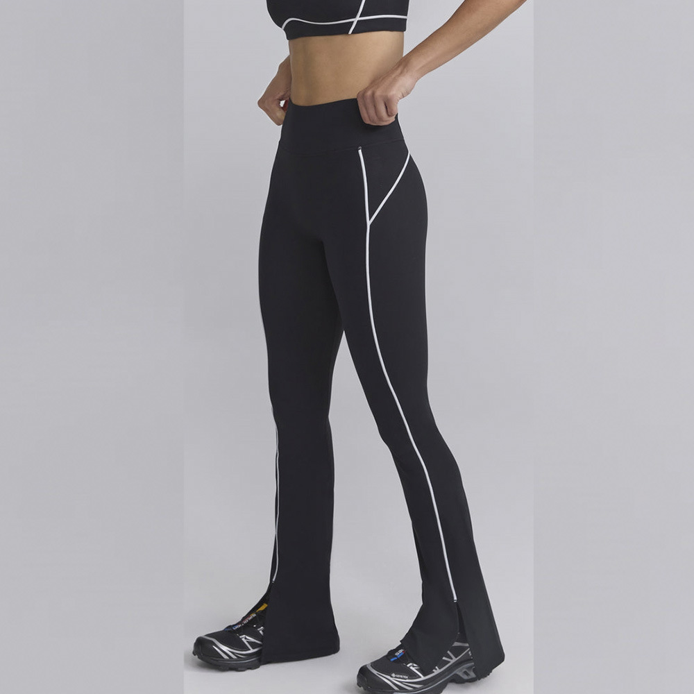 Pantalon évasé noir
