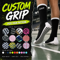 Chaussettes de sport en nylon antidérapantes pour hommes, avec logo personnalisé, pour le football, design de marque, emballage en gros pour fabricants