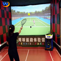 Simulador de Pared de Tenis Interactivo con IA, Análisis de Rendimiento en Tiempo Real y Oponente Virtual para Clubes, Gimnasios y Entrenamiento en Casa