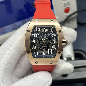 Montre mécanique de sport de luxe pour homme RM67-01, ultra-fine, en titane, avec cristal saphir, bracelet en caoutchouc, style designer - Product Image 4