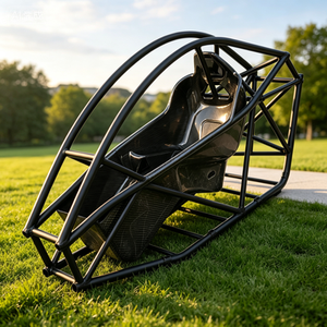 โครงสร้างเครื่องบินไร้คนขับแบบ EVTOL น้ำหนักเบา ทำจากเหล็กกล้ารูปทรงท่อ ป้องกันการกัดกร่อน เคลือบสีดำด้วยผง  พร้อมโครงสร้างเชื่อมแบบกำหนดเอง - Product Image 5