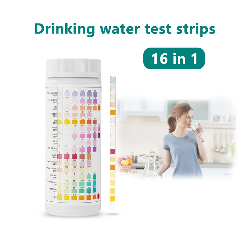 16 Em 1 Kit De Teste De Água De Bebida Testador De Qualidade De água Em Casa Teste De Qualidade De água