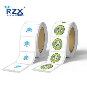 ISO15693 <strong>ICODE</strong> SLIX2 50x80mm/50X50mm RFID Library Tag for Library Management With 2560 Bits Big Memory - Product Image 2