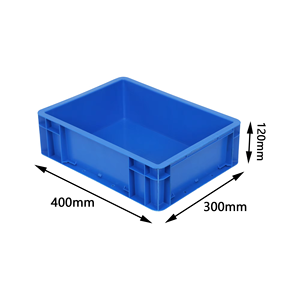 Cassetta in Plastica Antistatica Impilabile e Annidabile QS 400x300x120mm Conforme UE <span class=keywords><strong>per</strong></span> Linee di Produzione - Product Image 2