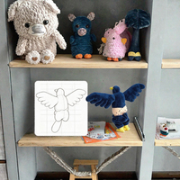 Peluche d'oiseau personnalisée : conception à partir d'illustrations, fabrication OEM/ODM, vente en gros, cadeau, décoration de fête