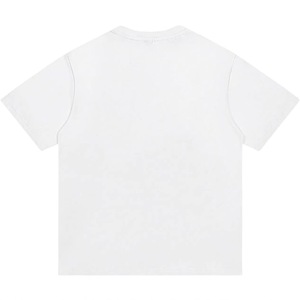 T-shirt pour homme à logo imprimé en plaid blanc, jersey 100% coton, 180 grammes, impression numérique, streetwear, col rond, manches courtes, coupe classique - Product Image 4