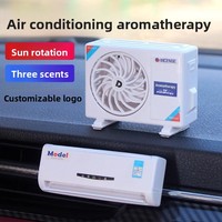 Diffuseur de parfum miniature pour voiture en plastique durable, à libération prolongée, accessoire de décoration intérieure automobile