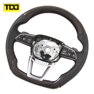 Volante de Fibra de Carbono Real TDD Compatible con Audi A5 A6 S5 S6 C7 A7 R8 RS RS3 RS4 RS5 Q3 Q5 Q7 TTA3 A4 S3 S4 S5 RS6 RS7 - Product Image 5