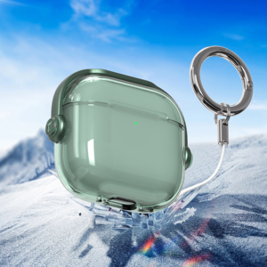 Étui pour écouteurs <span class=keywords><strong>AirPods</strong></span> Pro 2 3 4 avec fonction de support de téléphone intégrée, coque robuste antichoc 2-en-1 avec béquille, logo personnalisé - Product Image 6