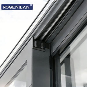 Portes coulissantes en aluminium insonorisées modernes Rogenilan, portes coulissantes à double vitrage avec système <span class=keywords><strong>de</strong></span> drainage - Product Image 4