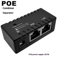 DC Poe Injecteur 12V/48v Synthétiseur Alimentation Sans Fil AP Ethernet Séparateur Réseau Commutateurs 5-48V Tension D'entrée pour CAMÉRA