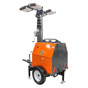 6.7KW/7.5KW Diesel Lighthouse Torre de luz LED móvil 4X1000W Mástil hidráulico para trabajo al aire libre 7 M Tracción Ip65 - Product Image 2