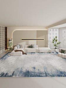 Yıkanabilir kolay temizlenebilir aşınmaya dayanıklı kaymaz ağır kristal kadife alan kilim oturma odası için soyut desen ile - Product Image 2