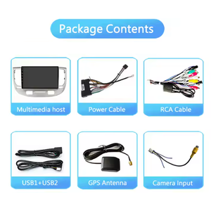 Reproductor de Radio para coche <span class=keywords><strong>Android</strong></span> 13 compatible con Wifi BT FM pantalla dividida pantalla táctil de 9 pulgadas navegación GPS para Kia Rio 2 2005 - 2011 - Product Image 6