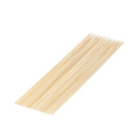 Brochettes en bambou naturel écologiques pour barbecue, 5,0 mm x 35 cm