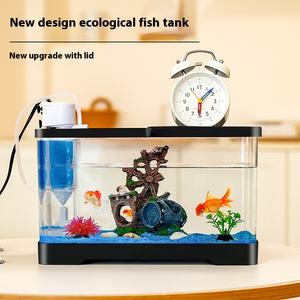 ตัวกรองออกซิเจนแนวนอนแบบบูรณาการสำหรับครัวเรือนขนาดเล็กถึงขนาดกลางอุปกรณ์ตกแต่งตู้ปลาพลาสติก - Product Image 6