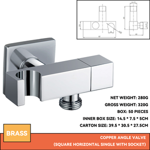 Conector de Pared de Latón de Diseño Moderno para Bidé, Soporte para Rociador de Agua Fría y Caliente, Multifunción, Ángulo Ajustable, Accesorio de Baño - Product Image 6