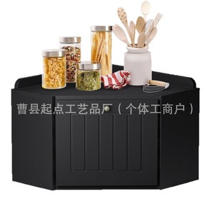 Bread Storage Box Rectangle Wooden Lid With Handle For <b>Kitchen</b> Countertop Storage - Product Image 5