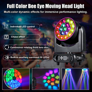 Faro mobile LED Bee Eye 19x40W RGBW 4in1 con zoom, DMX512, per DJ, discoteche, bar, locali notturni, KTV, feste e palcoscenici - Product Image 4